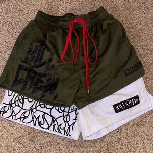 BUNDLE 2 Pairs of KillCrew Women’s Gym Shorts